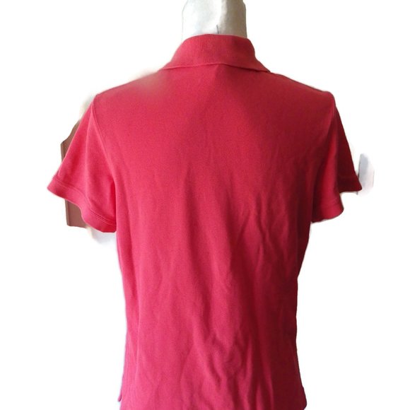 Lilly Pulitzer Polo Shirt/ Coral/ Size Girls XL/ Pique Knit/ Tennis - Picture 3 of 7
